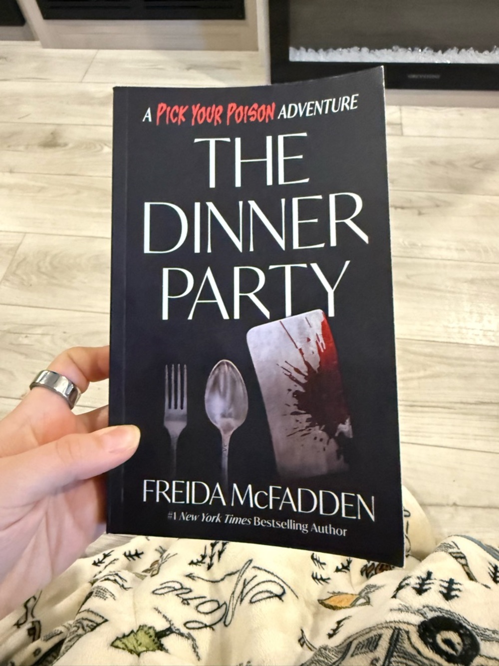 SOLD The Dinner Party by Freida McFadden - Black Cover with Red Accent